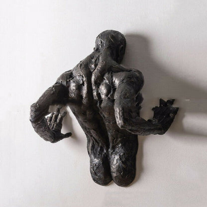 Escultura Abstracta Pared Cobre