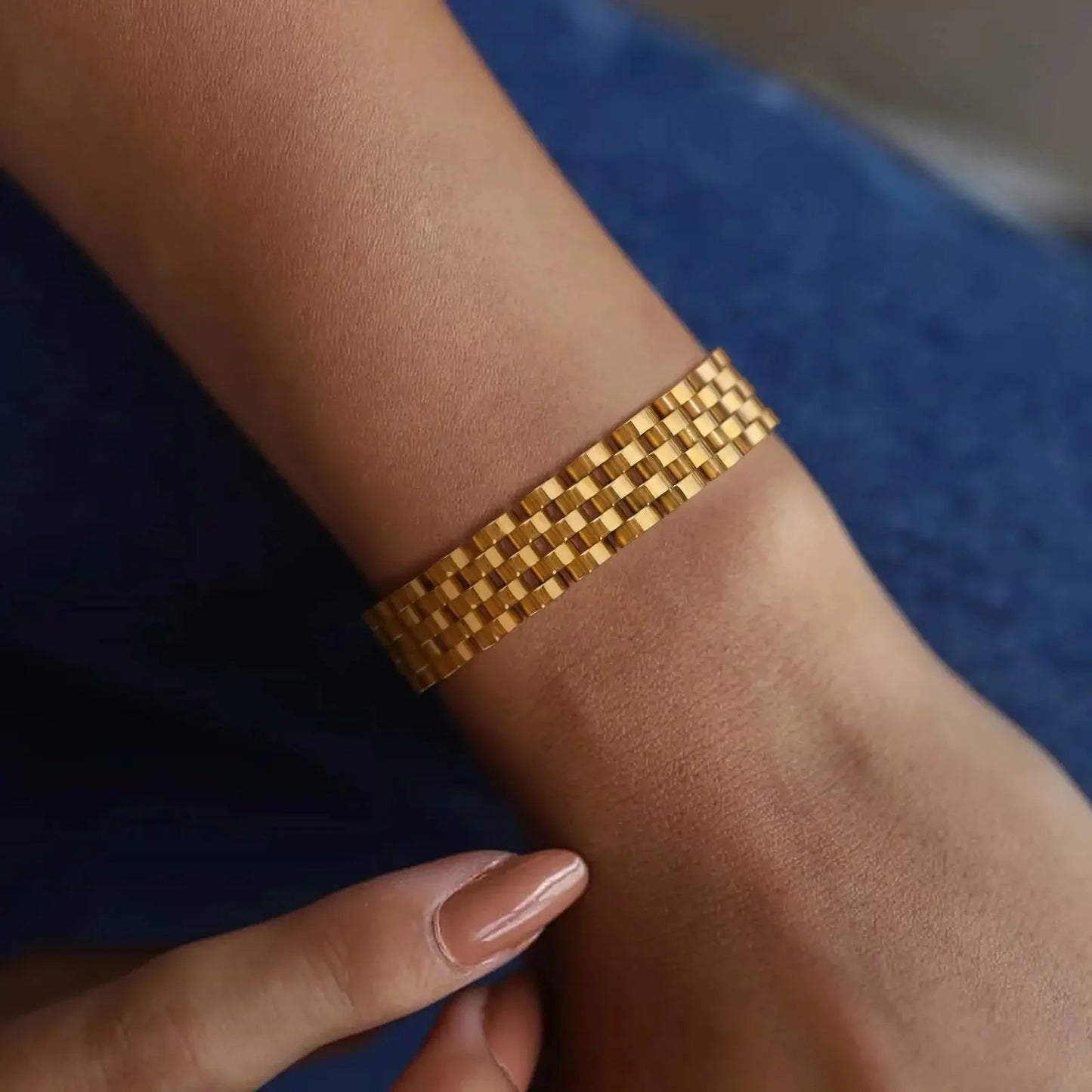 Pulsera Eslabones Oro