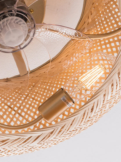 Ventilador Bambú Techo