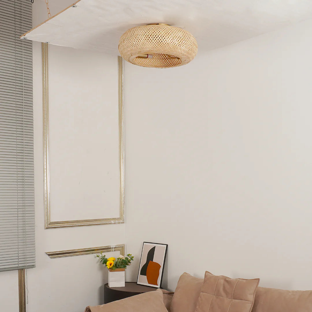Ventilador Bambú Techo