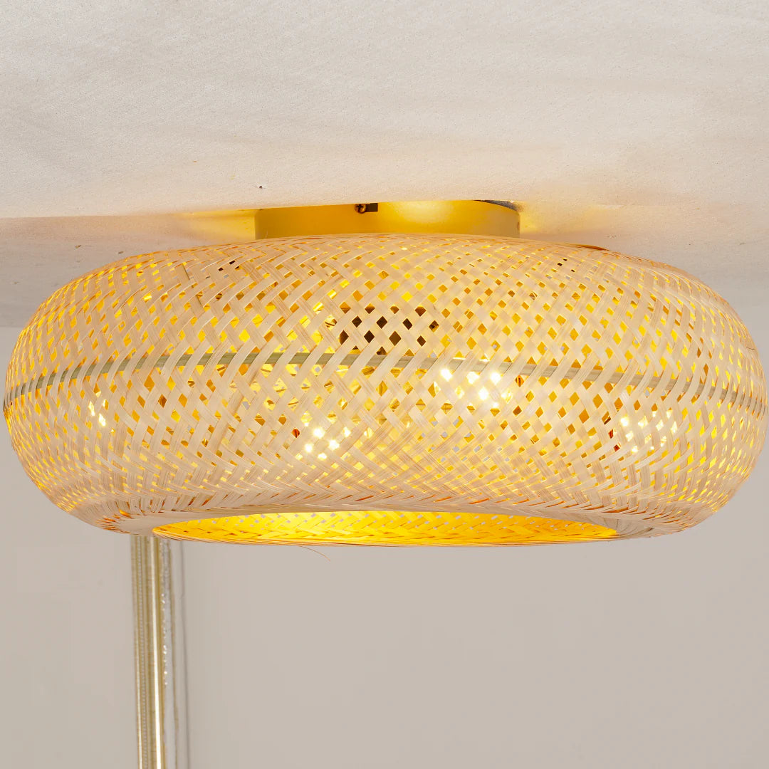 Ventilador Bambú Techo
