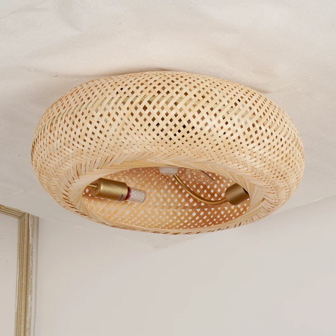 Ventilador Bambú Techo