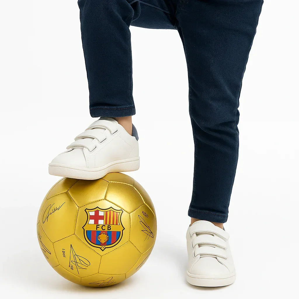 Balón de Entrenamiento Infantil Messi Barcelona Dorado – Averin Sport