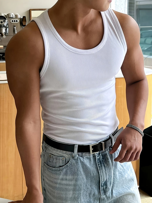 Camiseta Sin Mangas Acanalada