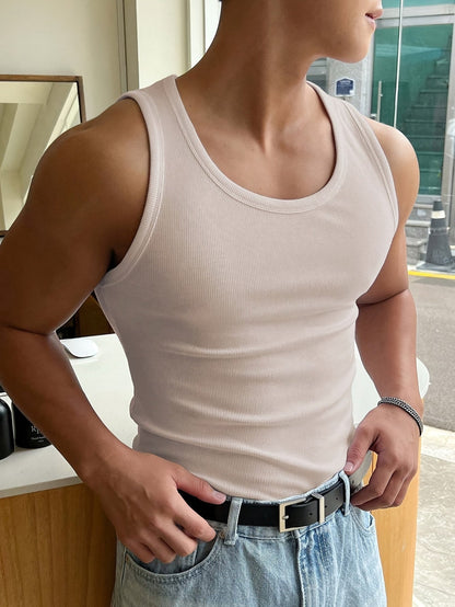 Camiseta Sin Mangas Acanalada