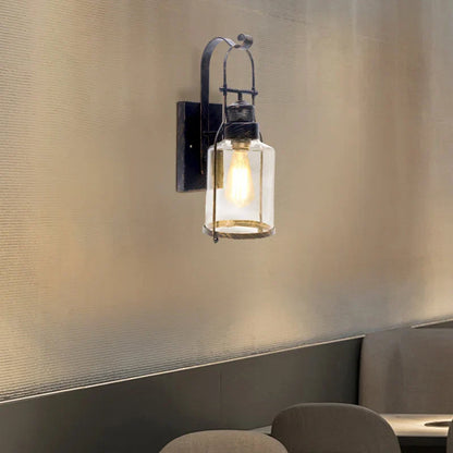 Aplique Pared Vidrio Industrial