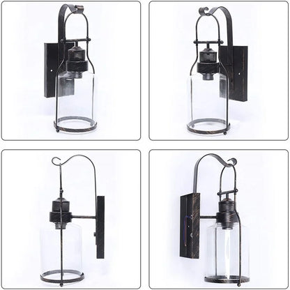 Aplique Pared Vidrio Industrial