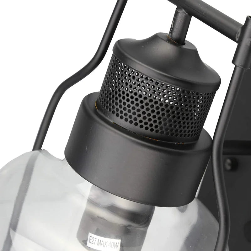 Aplique Pared Vidrio Industrial