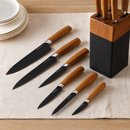 Juego Cuchillos Cocina Acero