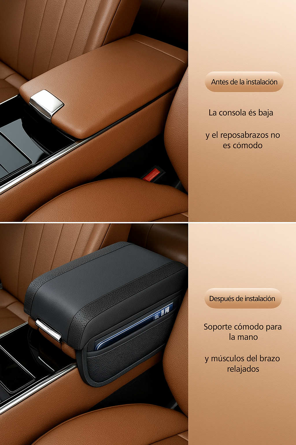 Cojín Reposabrazos Coche