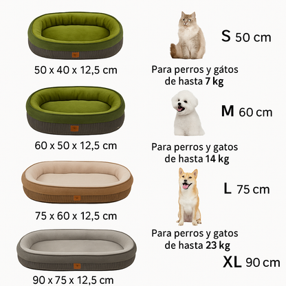 Cama Perro Ovalada