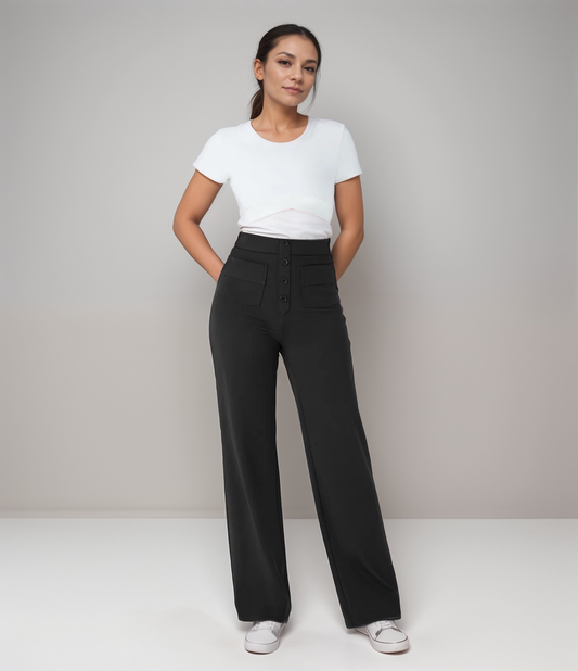 Pantalón Mujer Cintura Alta