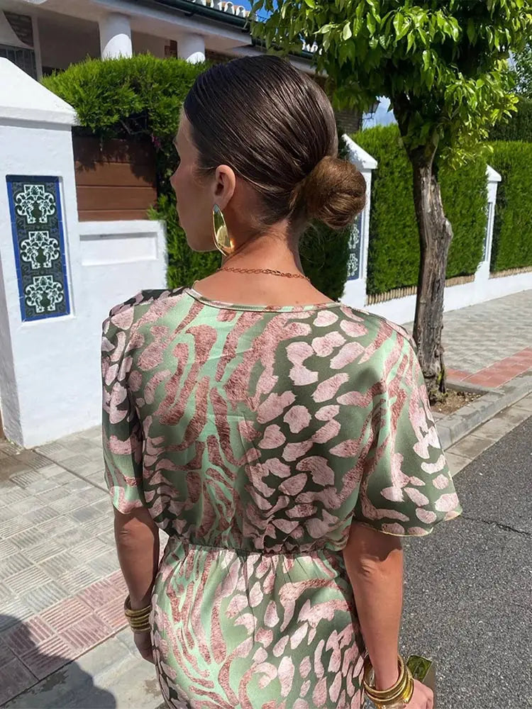 Vestido Largo Cruzado Verano