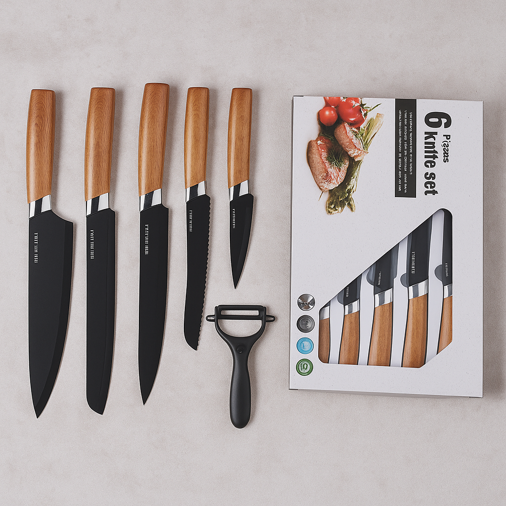 Juego Cuchillos Cocina Acero