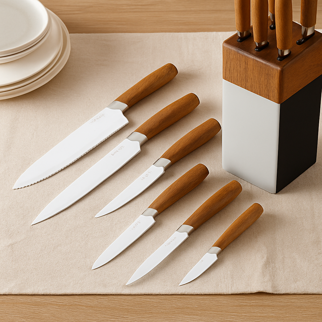Juego Cuchillos Cocina Acero