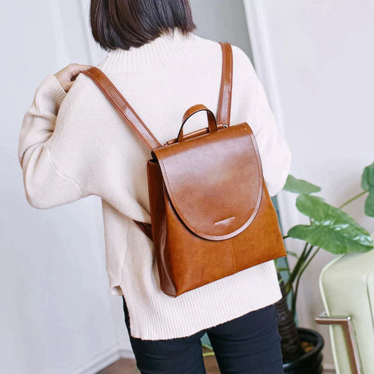 Mochila Cuero Mujer
