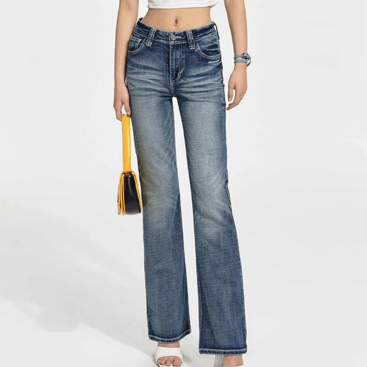 Jeans Mujer Rectos Vintage