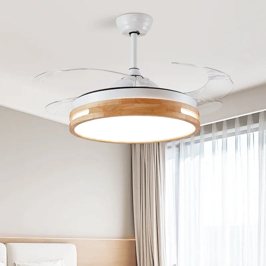 Ventilador Techo LED Retráctil
