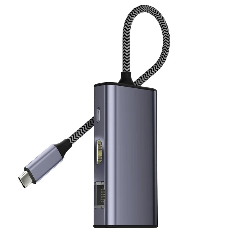 Hub Multifunción USB-C 6en1