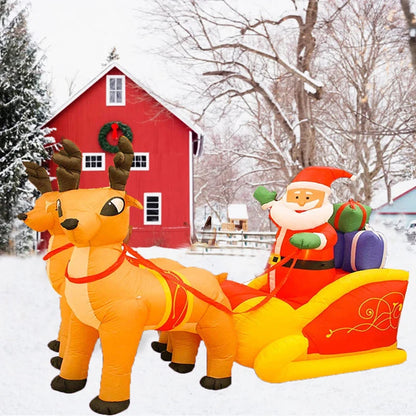Inflable Navidad Trineo Reno