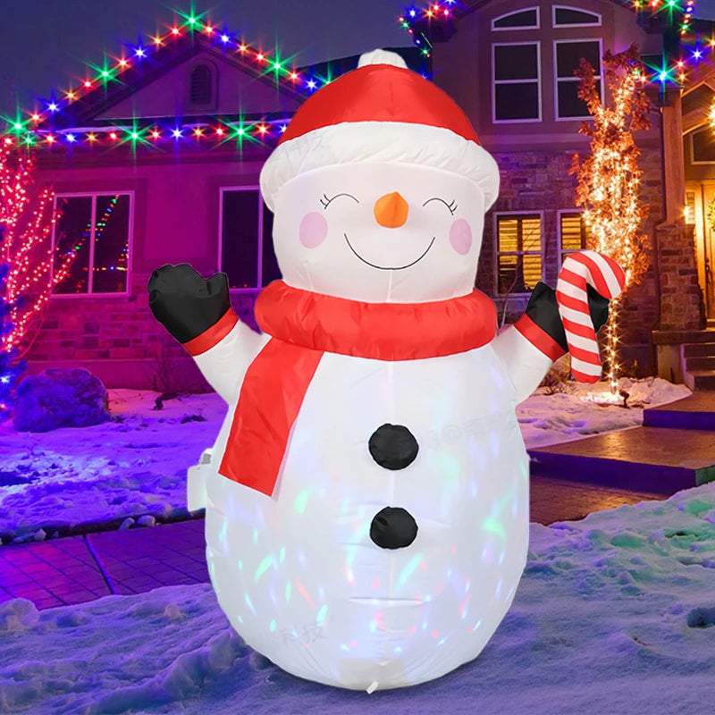 Inflable Navidad Muñeco Nieve