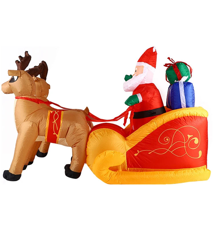 Inflable Navidad Trineo Reno