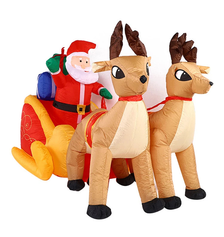 Inflable Navidad Trineo Reno