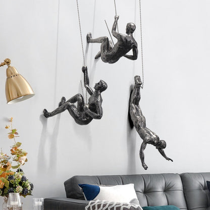 Escultura Pared Escalador