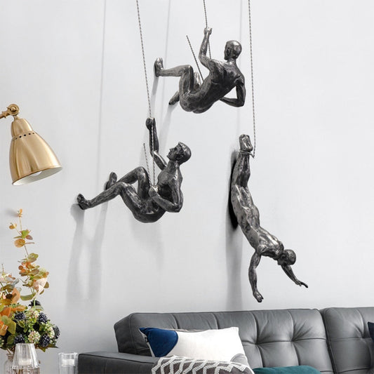 Escultura Pared Escalador