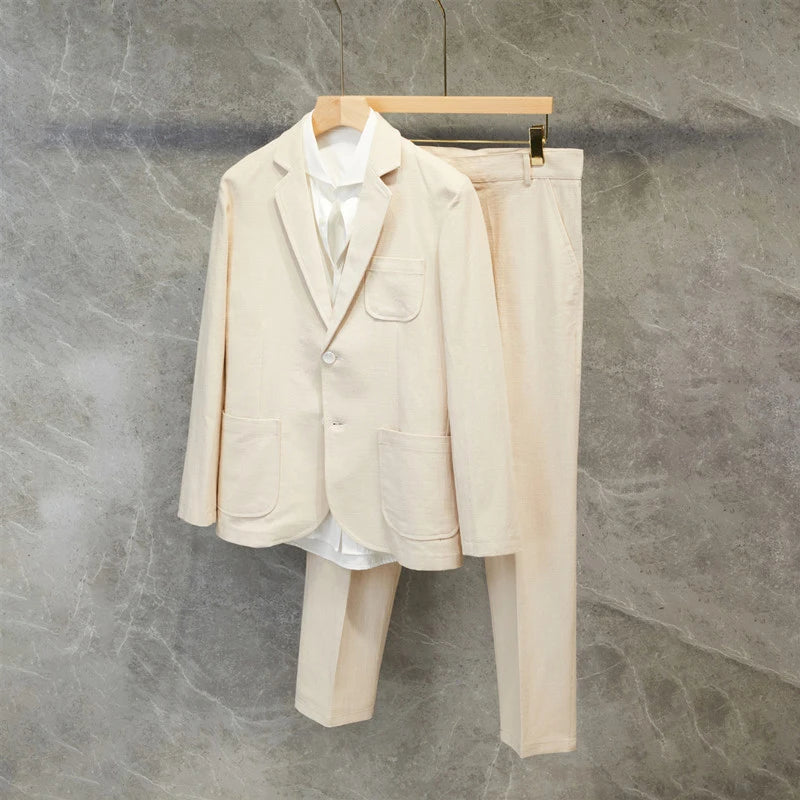 Traje Hombre Lino Ligero