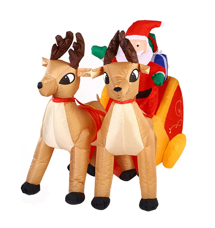 Inflable Navidad Trineo Reno