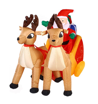 Inflable Navidad Trineo Reno