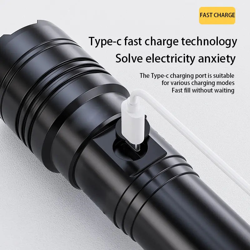 Linterna Táctica LED Recargable