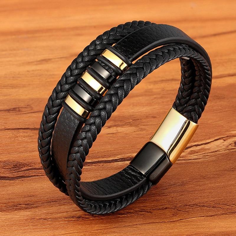 Pulsera Cuero Hombre