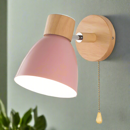 Nordycko – Lámpara de pared de madera con estilo escandinavo