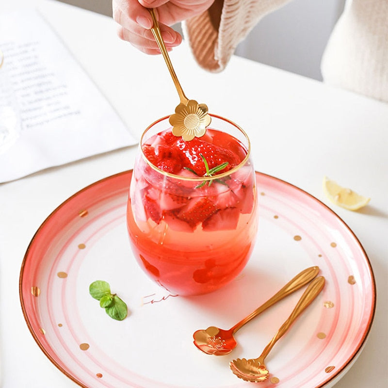 Cucharillas Flor Acero