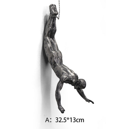 Escultura Pared Escalador