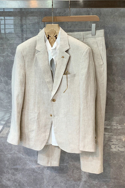 Traje Hombre Lino Ligero