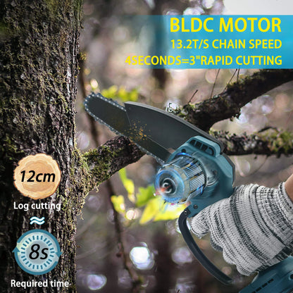 Motosierra Eléctrica Portátil Batería
