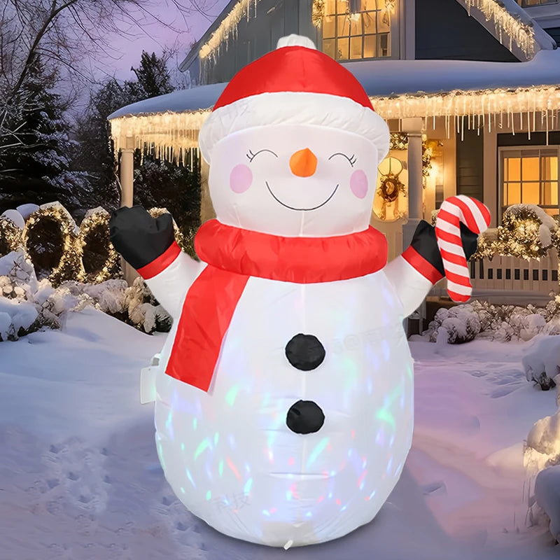 Inflable Navidad Muñeco Nieve