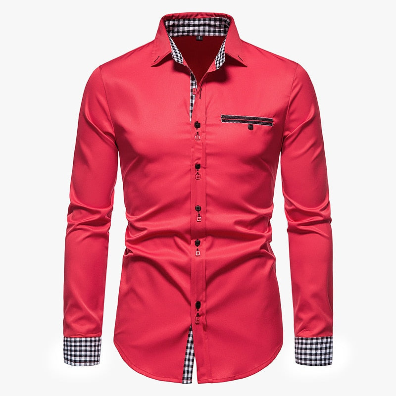 Camisa de Vestir Maison Delaro Hombre