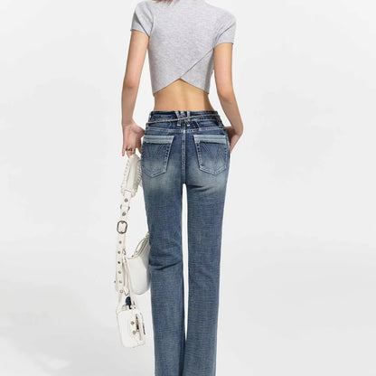 Jeans Mujer Rectos Vintage