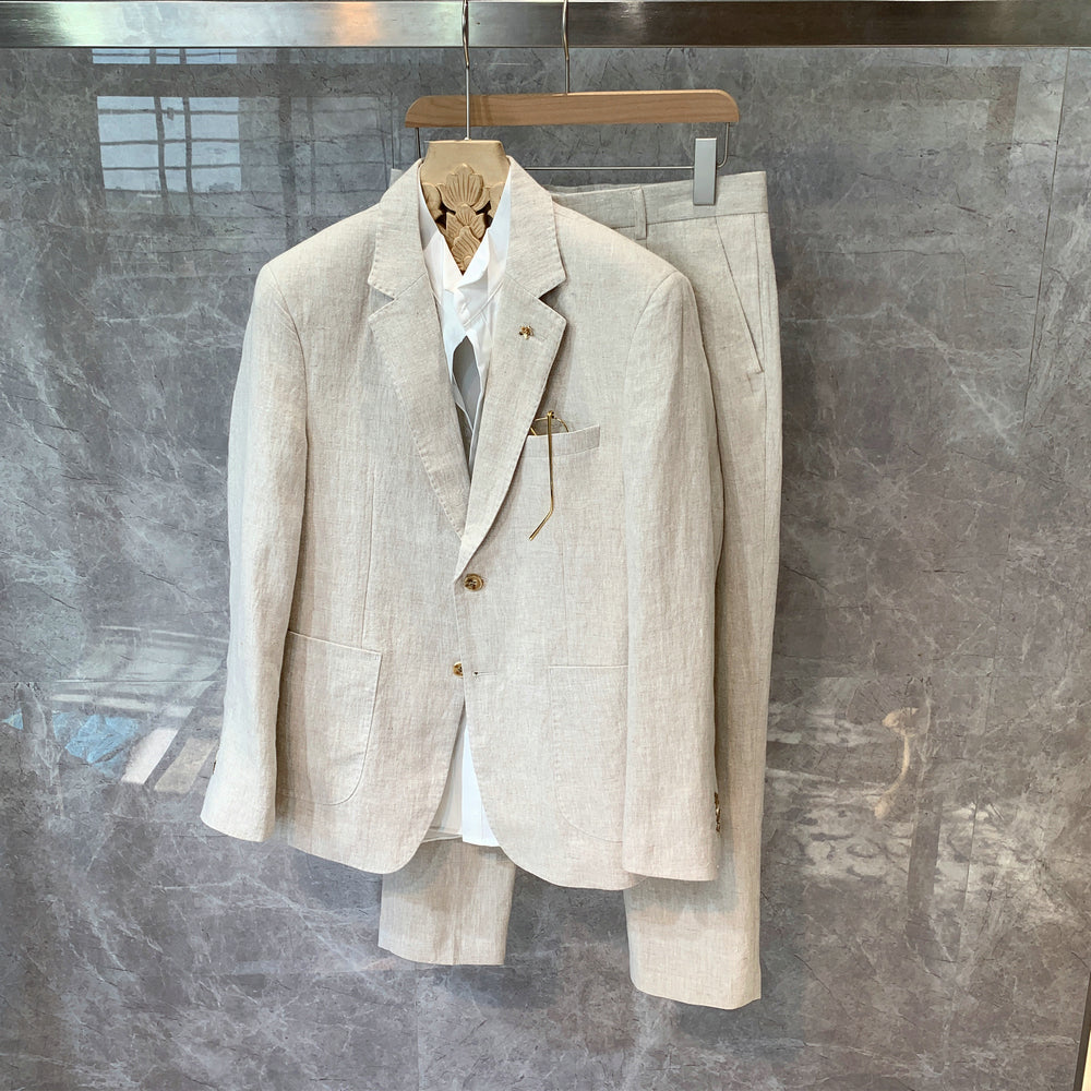 Traje Hombre Lino Ligero