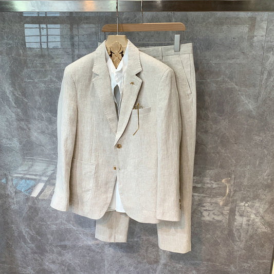 Traje Hombre Lino Ligero