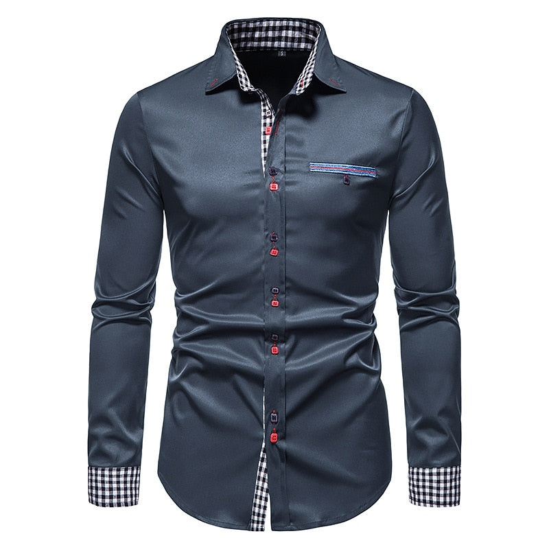 Camisa de Vestir Maison Delaro Hombre