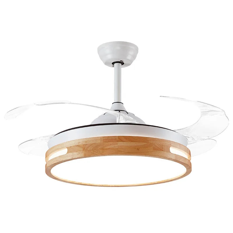 Ventilador Techo LED Retráctil