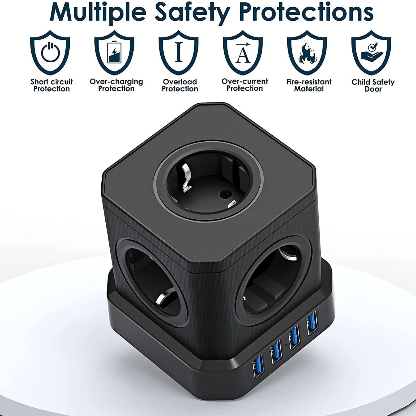 Regleta Vertical USB Portátil