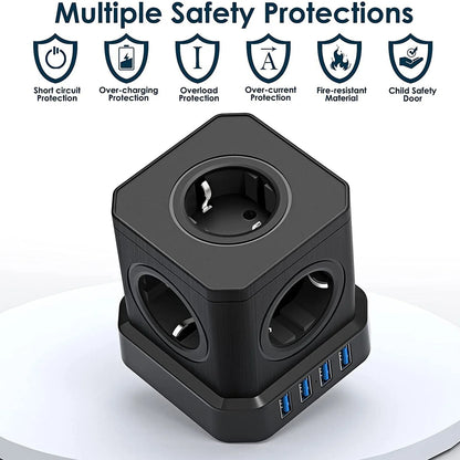 Regleta Vertical USB Portátil