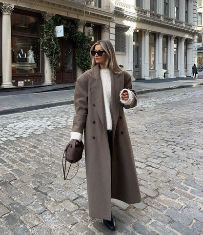 Abrigo Largo Mujer Oversize