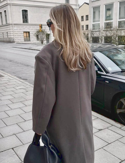 Abrigo Largo Mujer Oversize